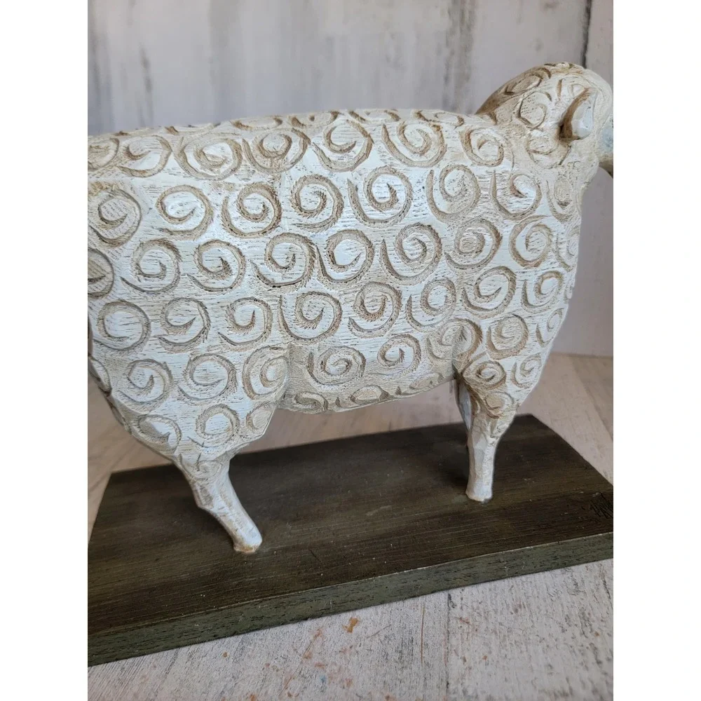 David Harden primitive sheep figure unique vintage home decor tabletop Farm